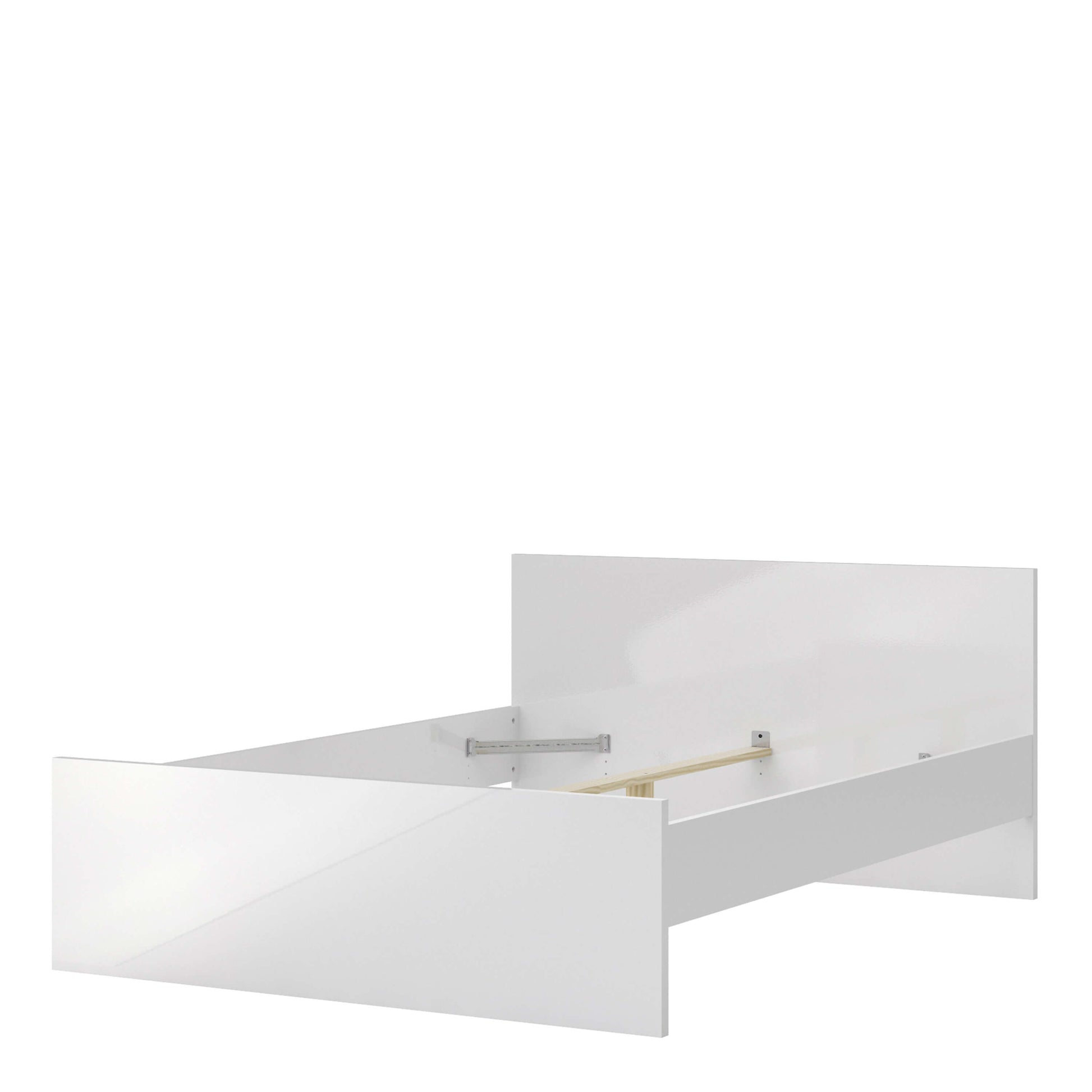 Naia Double Bed 4ft6 (140 x 190) in White High Gloss ModelBedroom