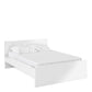 Naia Double Bed 4ft6 (140 x 190) in White High Gloss ModelBedroom