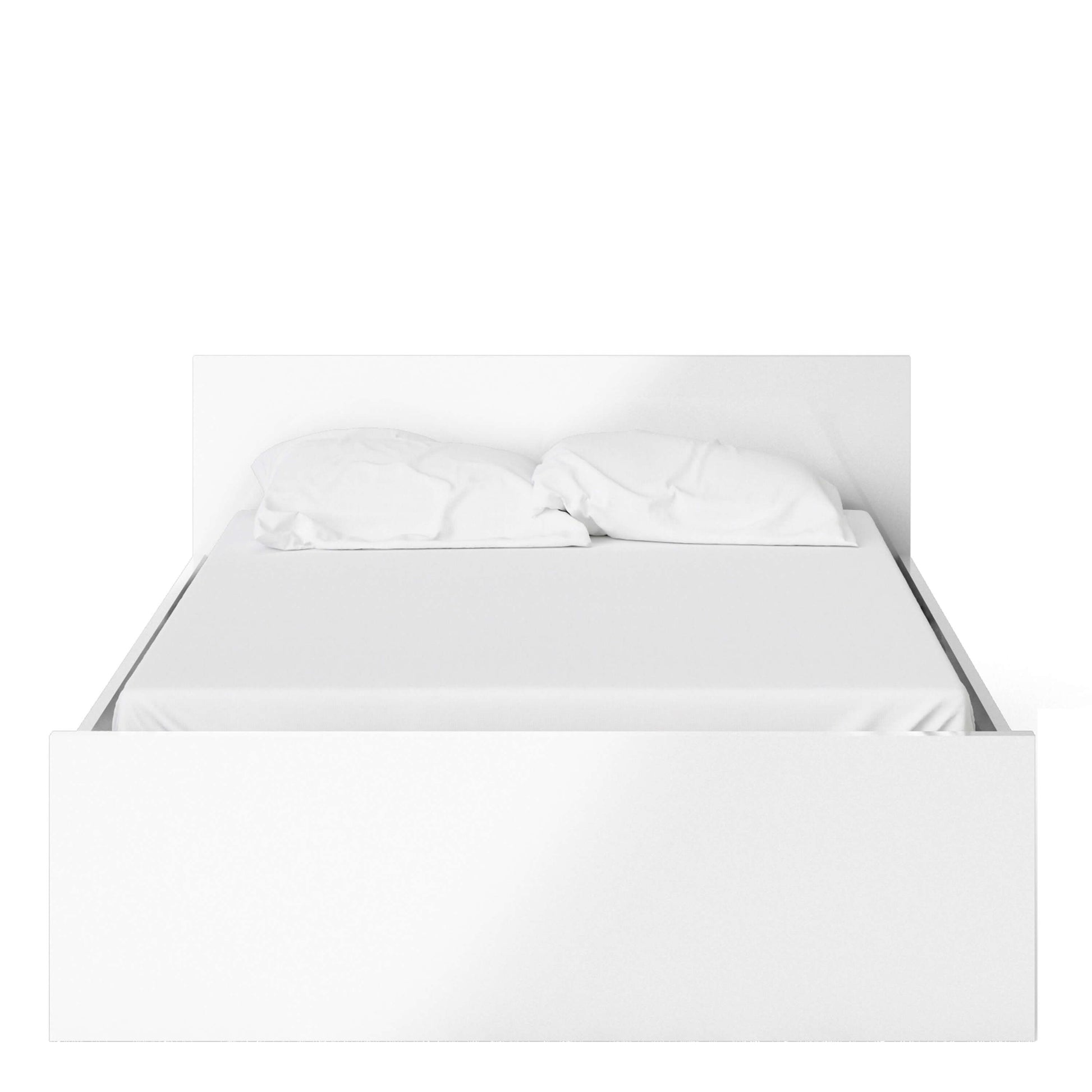 Naia Double Bed 4ft6 (140 x 190) in White High Gloss ModelBedroom