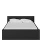 Naia Euro King Bed (160 x 200) in Black Matt ModelBedroom
