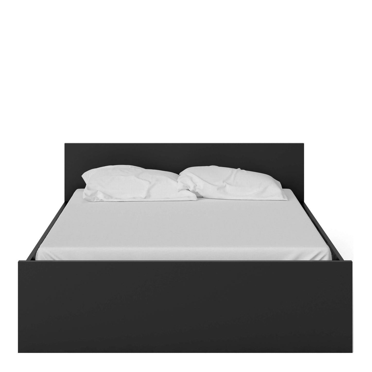 Naia Euro King Bed (160 x 200) in Black Matt ModelBedroom
