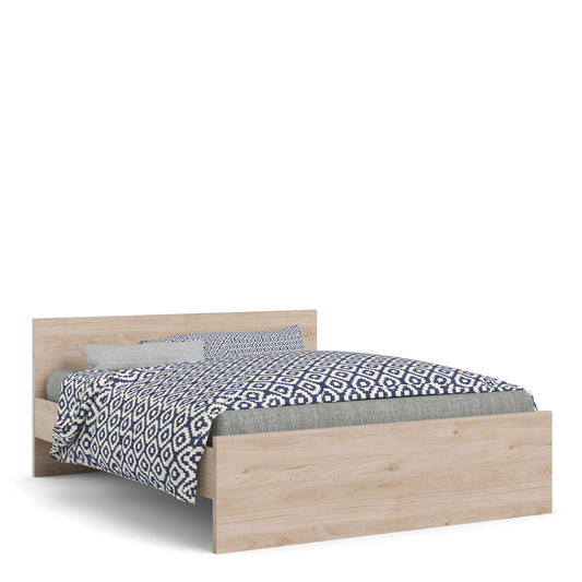 Naia Euro King Bed (160x200) Jackson Hickory Oak structure ModelBedroom