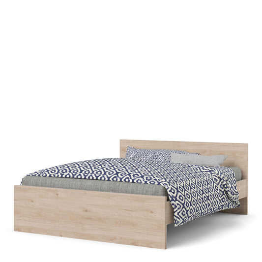 Naia Euro King Bed (160x200) Jackson Hickory Oak structure ModelBedroom