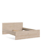 Naia Euro King Bed (160x200) Jackson Hickory Oak structure ModelBedroom
