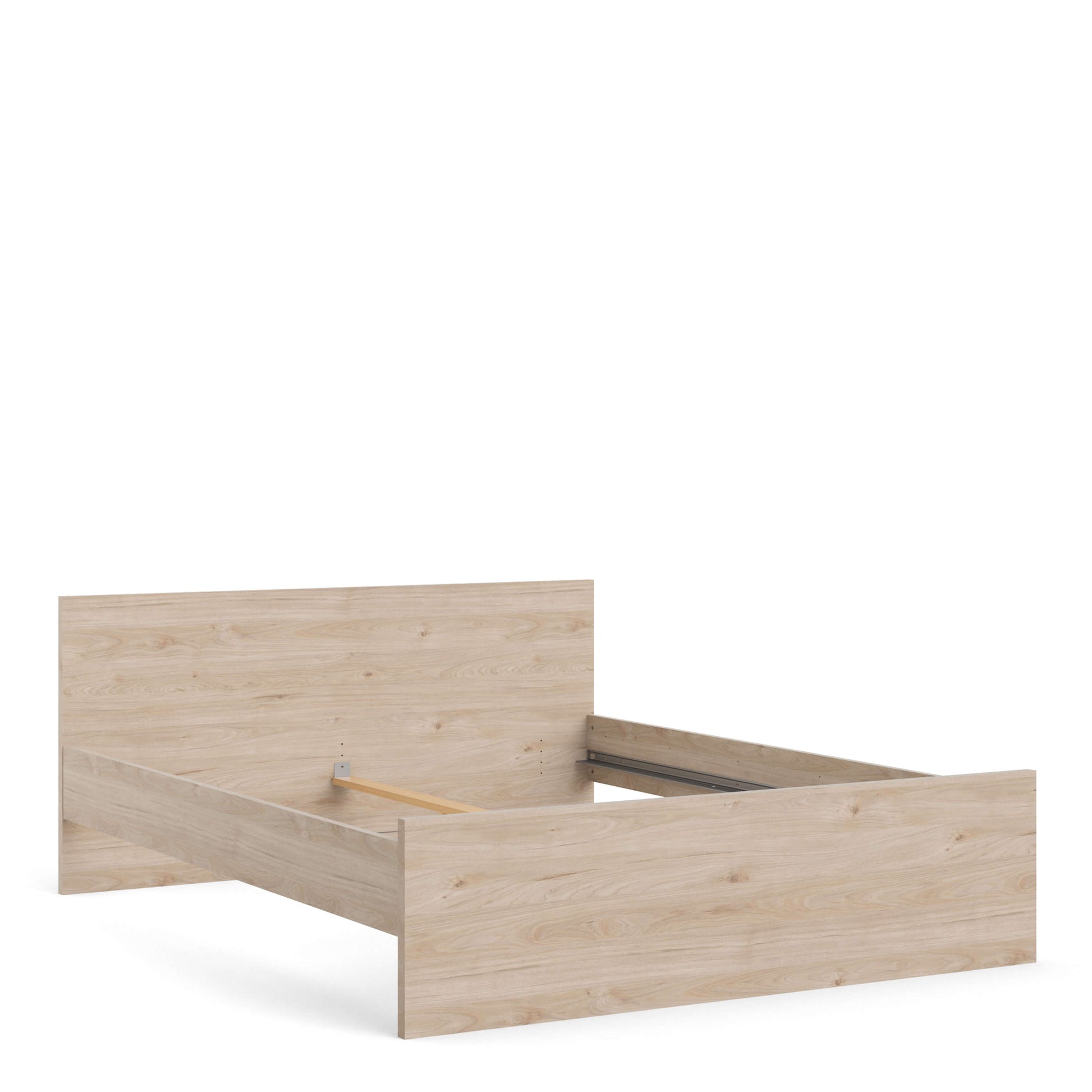 Naia Euro King Bed (160x200) Jackson Hickory Oak structure ModelBedroom