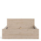 Naia Euro King Bed (160x200) Jackson Hickory Oak structure ModelBedroom