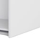 Verona Sliding Wardrobe 180cm in White with Mirror Doors with 2 Shelves ModelBedroom