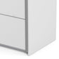 Verona Sliding Wardrobe 180cm in White with White Doors with 5 Shelves ModelBedroom