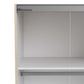Verona Sliding Wardrobe 180cm in Oak with Mirror Doors with 5 Shelves ModelBedroom