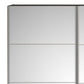 Verona Sliding Wardrobe 180cm in Black Matt with Mirror Doors with 2 Shelves ModelBedroom