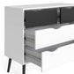 Oslo Chest of 4 Drawers (2+2) in White and Black Matt ModelBedroom
