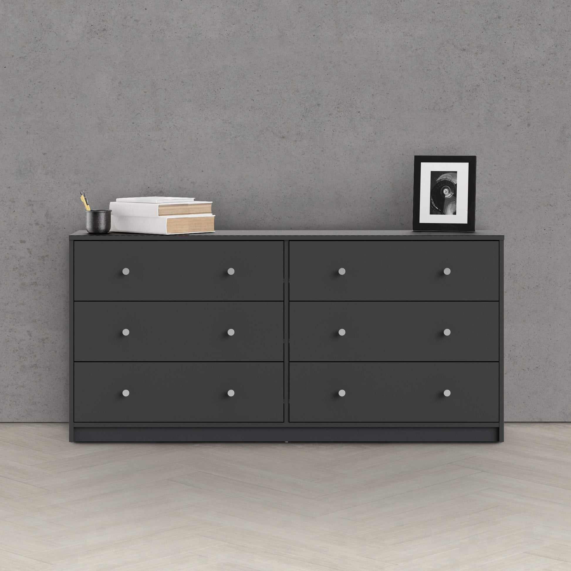 May Chest of 6 Drawers (3+3) - 6 Drawer Chest Of Drawers ModelBedroom