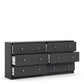 May Chest of 6 Drawers (3+3) - 6 Drawer Chest Of Drawers ModelBedroom