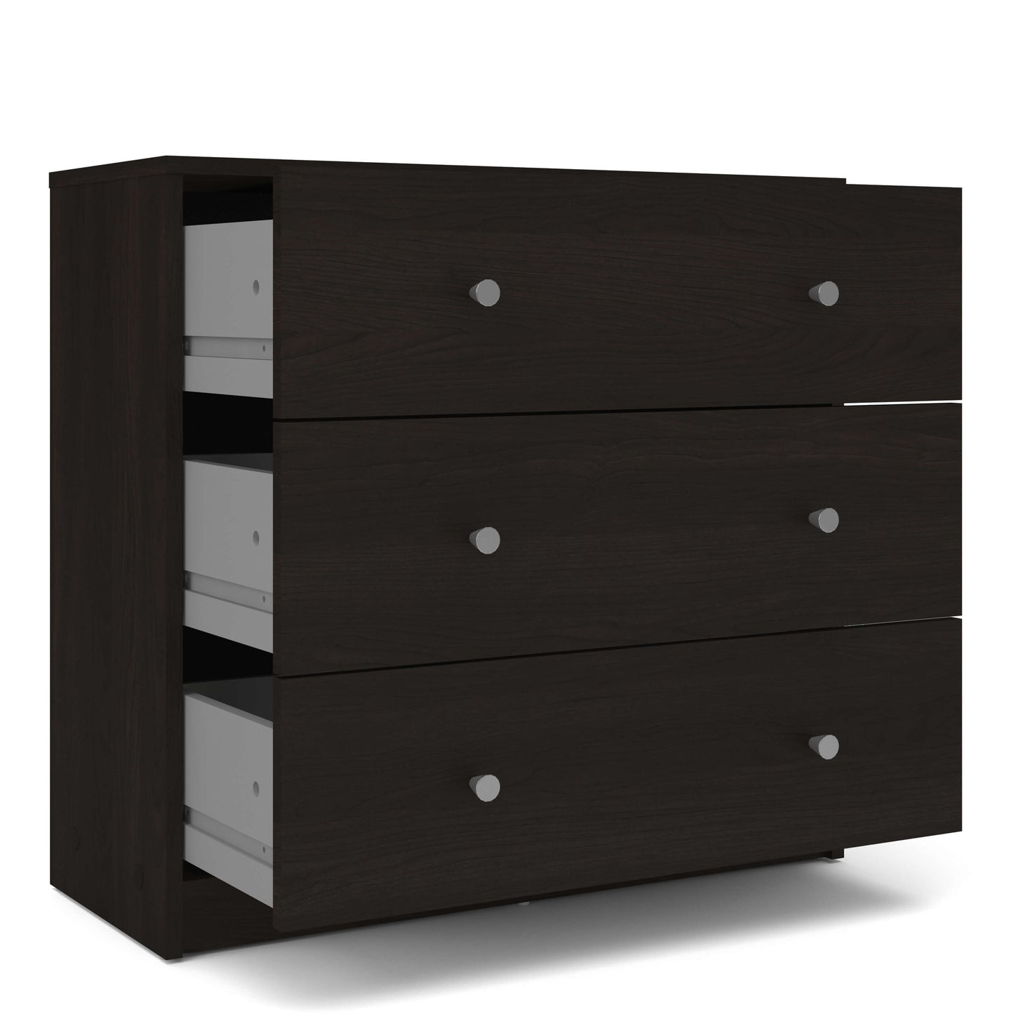 May Chest of 3 Drawers - 3 Drawer Chest Of Drawers Coffee ModelBedroom