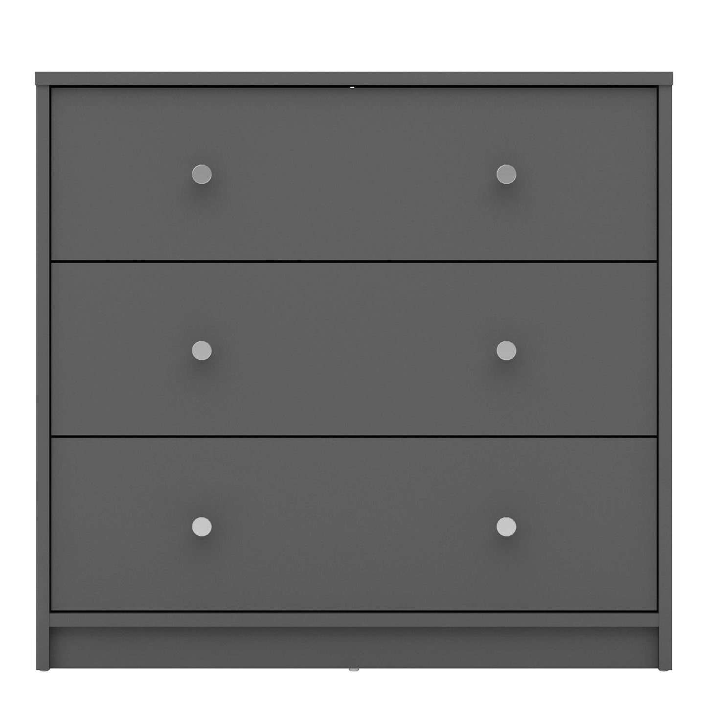 May Chest of 3 Drawers - 3 Drawer Chest Of Drawers Coffee ModelBedroom