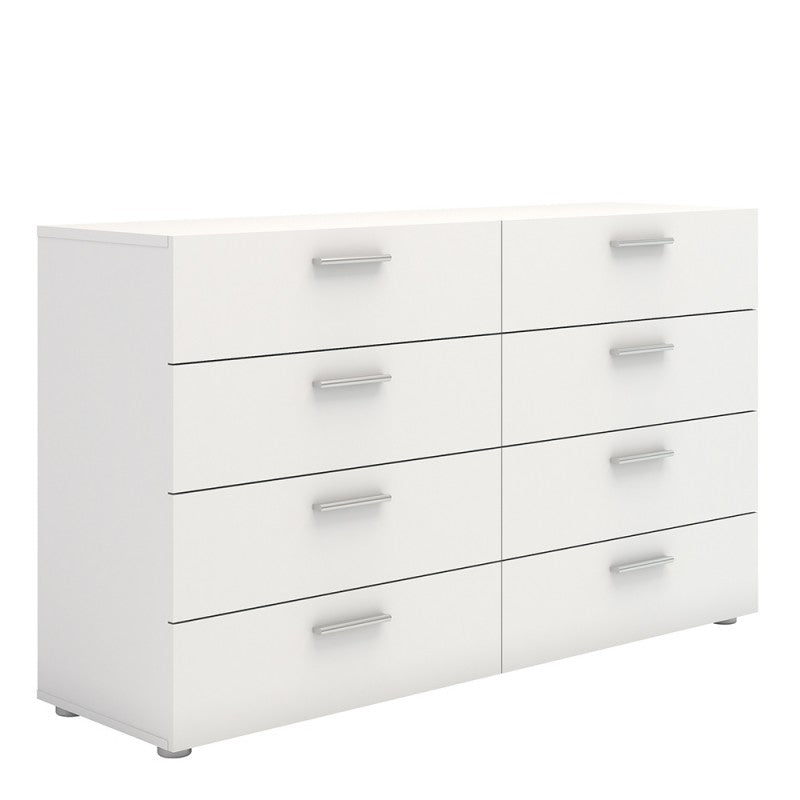 Pepe Wide Chest of 8 Drawers (4+4) - 8 Drawer Chest of Drawers ModelBedroom