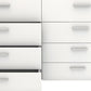 Pepe Wide Chest of 8 Drawers (4+4) - 8 Drawer Chest of Drawers ModelBedroom