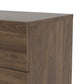 Pepe Wide Chest of 8 Drawers (4+4) in Walnut - 8 Drawer Chest Of Drawers ModelBedroom