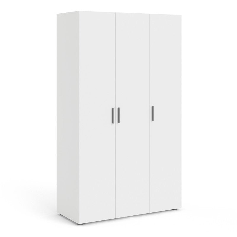 Pepe Wardrobe with 3 doors in White ModelBedroom