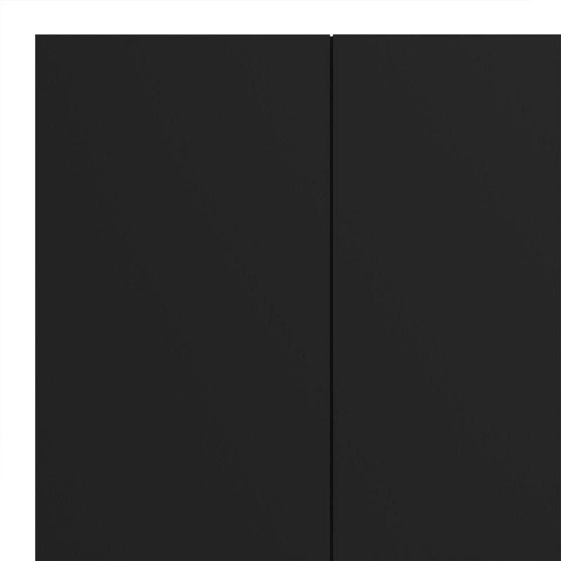 Pepe Wardrobe with 3 doors in Black - 3 Door Wardrobe ModelBedroom