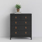 Barcelona Chest 3+2 drawers in Matt Black ModelBedroom