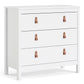 Barcelona Chest 3 drawers in White ModelBedroom