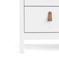 Barcelona Chest 3 drawers in White ModelBedroom