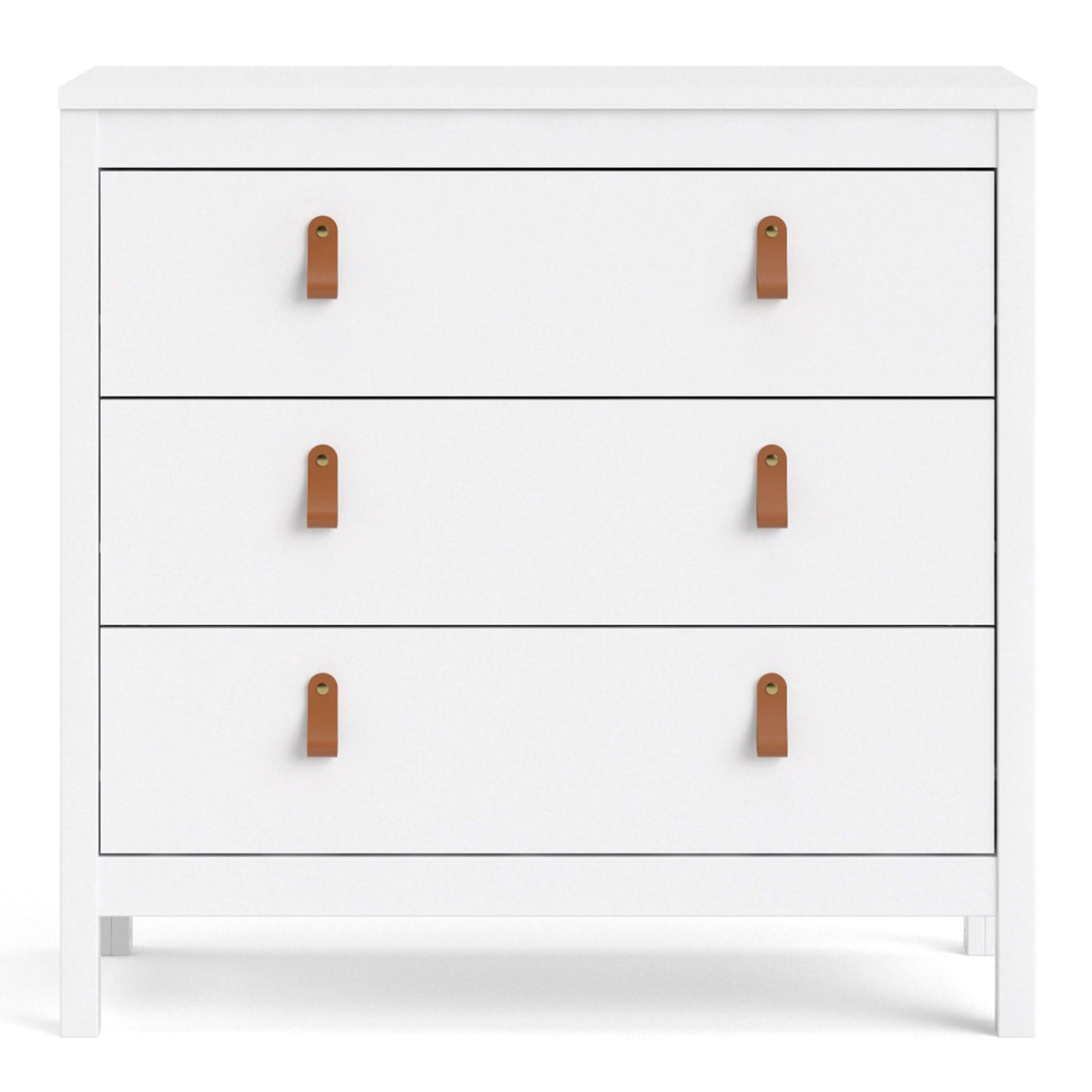 Barcelona Chest 3 drawers in White ModelBedroom