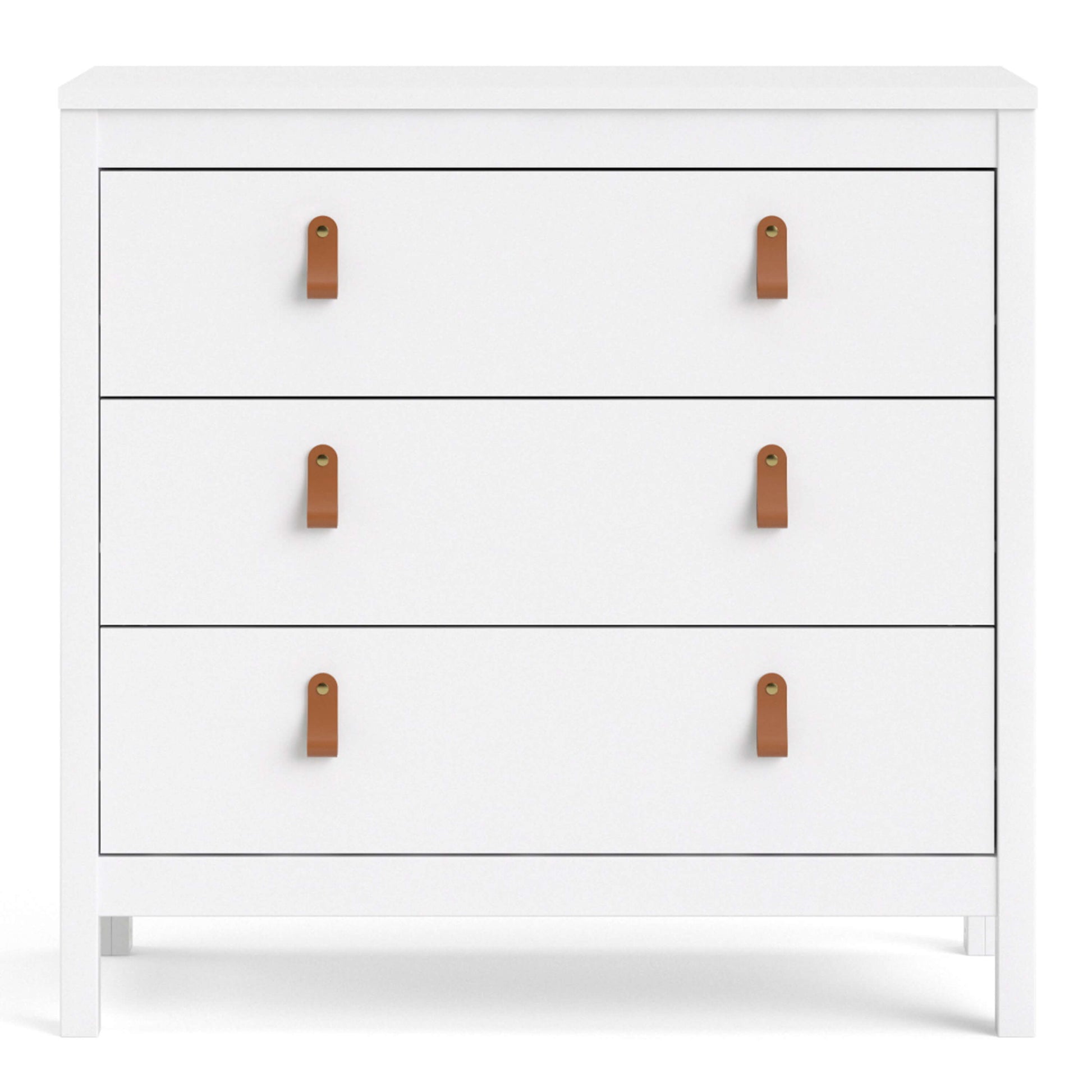 Barcelona Chest 3 drawers in White ModelBedroom