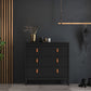 Barcelona Chest 3 drawers in Matt Black ModelBedroom