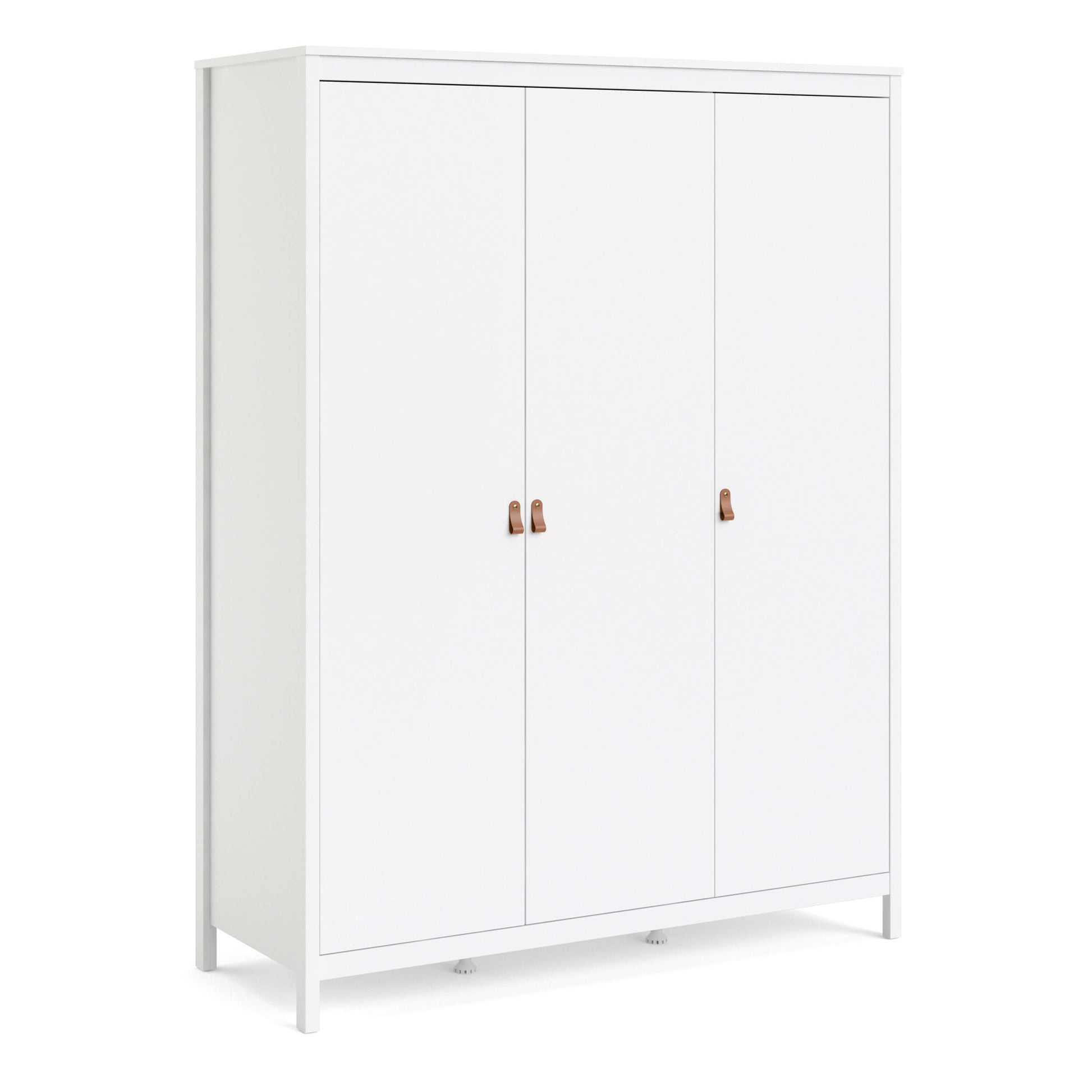 Barcelona Wardrobe with 3 doors in White ModelBedroom