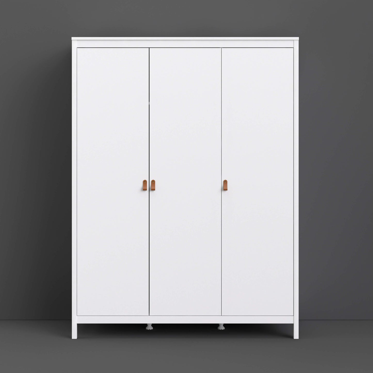 Barcelona Wardrobe with 3 doors in White ModelBedroom