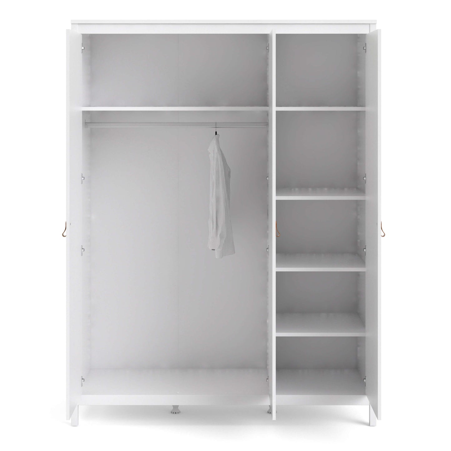 Barcelona Wardrobe with 3 doors in White ModelBedroom