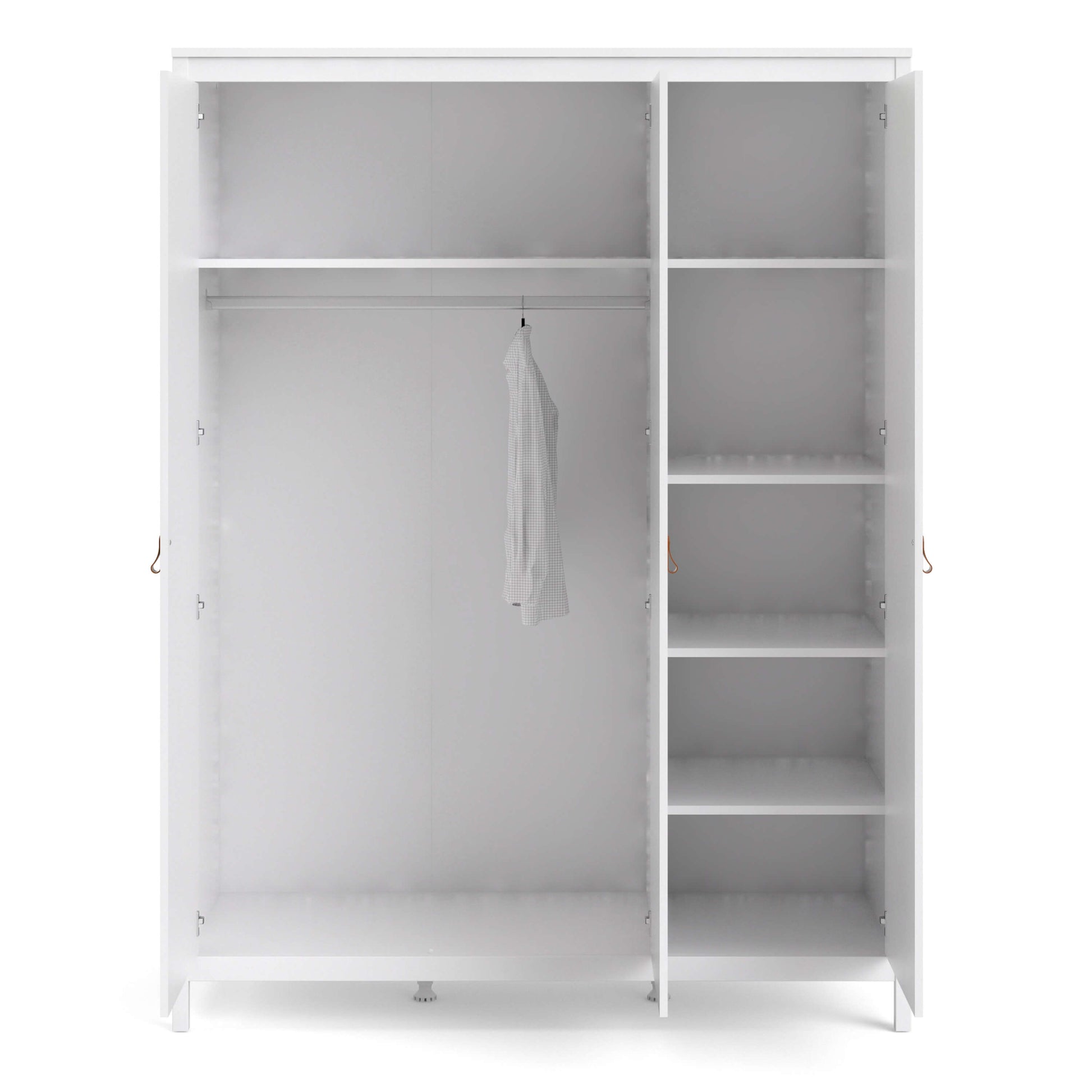 Barcelona Wardrobe with 3 doors in White ModelBedroom