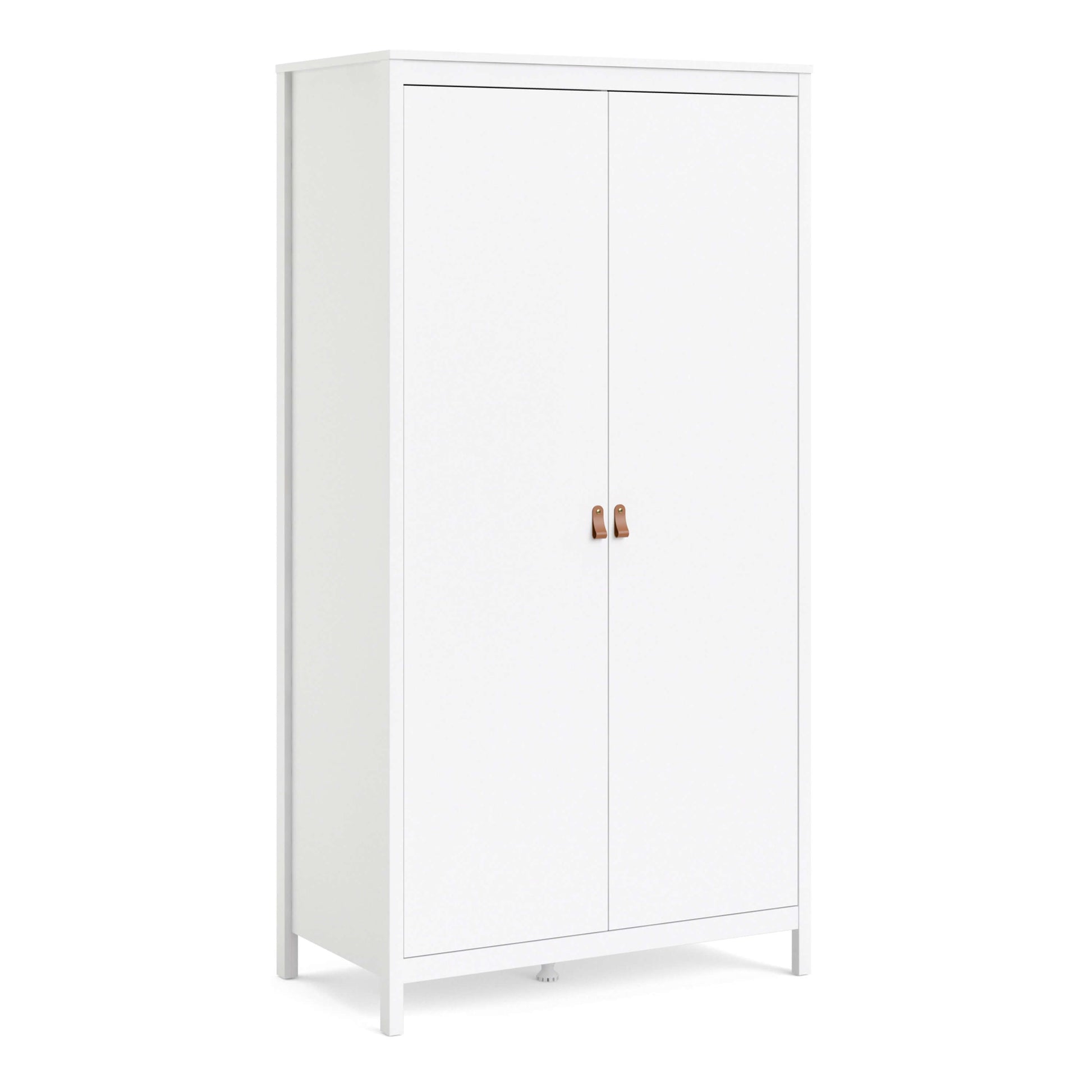 Barcelona Wardrobe with 2 doors in White ModelBedroom