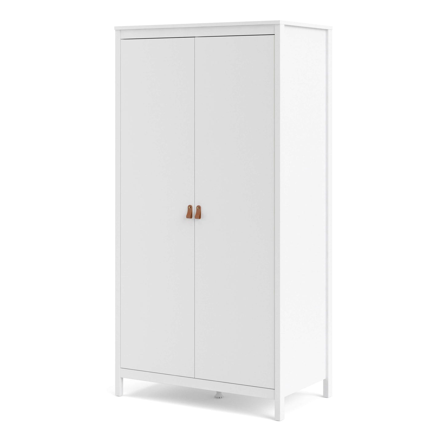 Barcelona Wardrobe with 2 doors in White ModelBedroom