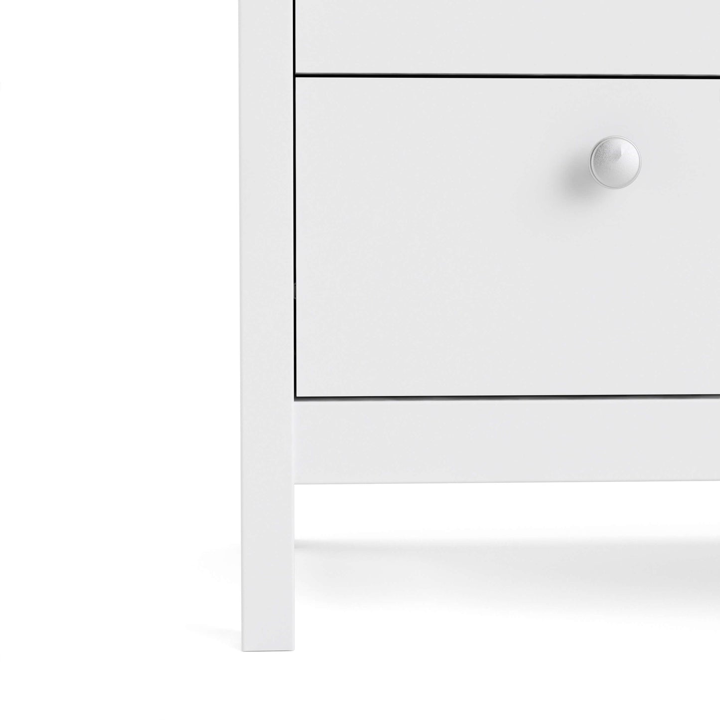 Madrid Chest 3 drawers in White - 3 Drawer Chest of Drawers ModelBedroom