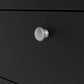 Madrid Chest 3 drawers in Matt Black - chest of 3 drawers matt black ModelBedroom