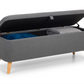 Astrid Blanket Box - Grey ModelBedroom