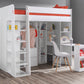 Aurora High Sleeper Set - Aurora White Wooden High Sleeper ModelBedroom