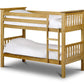 BARCELONA BUNK PINE - Julian Bowen Pine Single Bunk Bed ModelBedroom