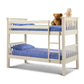 Barcelona Bunk Bed Stone White - Julian Bowen Single Bunk Bed White ModelBedroom