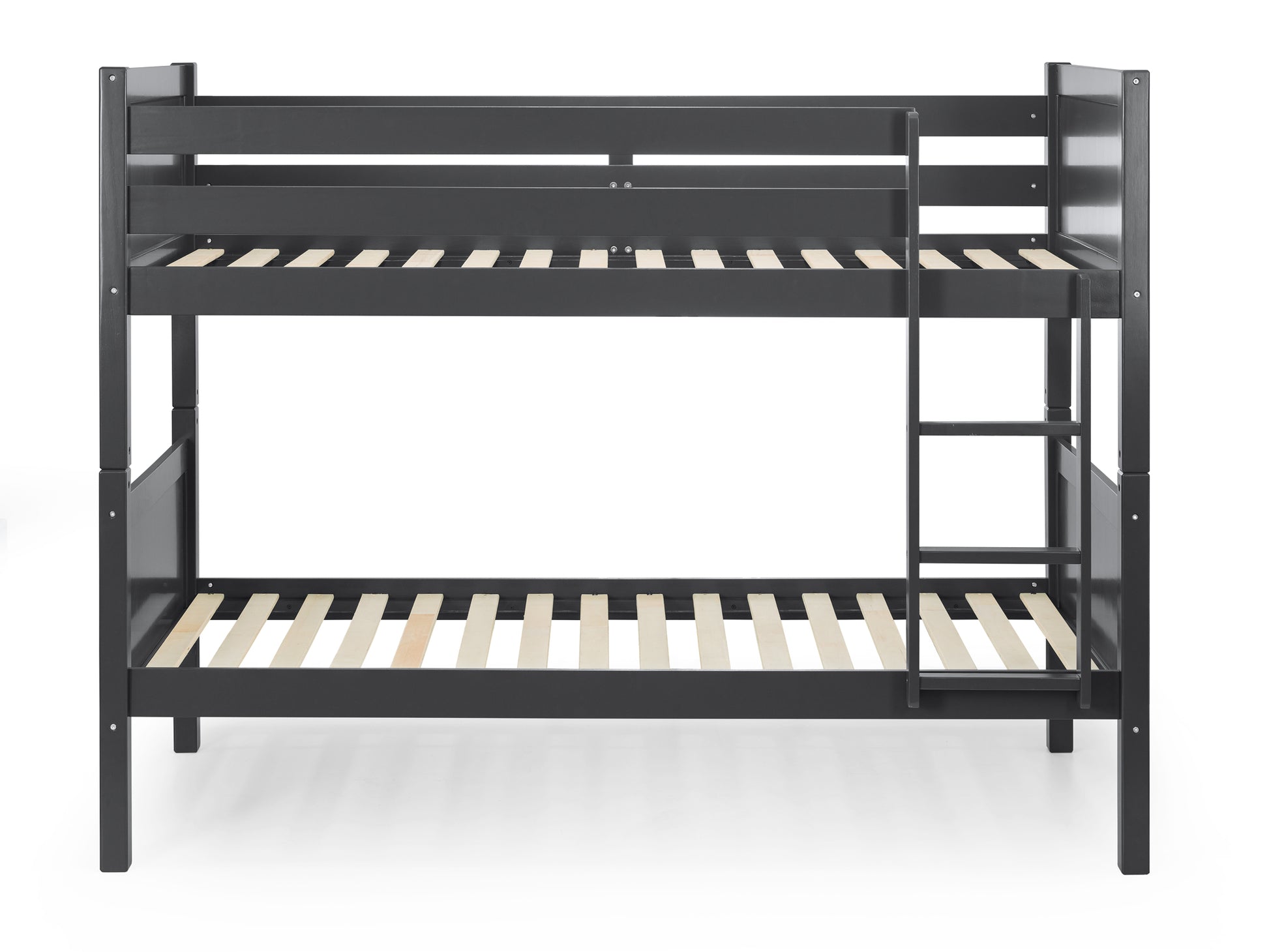 Bella Bunk Bed Anthracite - Kids Single Bunk Bed ModelBedroom