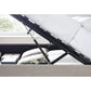 Brandon Oatmeal Fabric Ottoman Bed King Size - Ottoman King Size Bed ModelBedroom