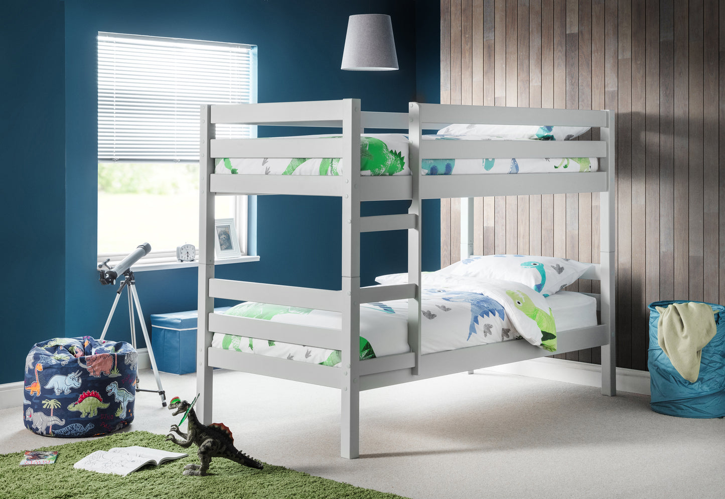 Camden Dove Grey Bunk Bed - Kids Grey Bunk Bed ModelBedroom