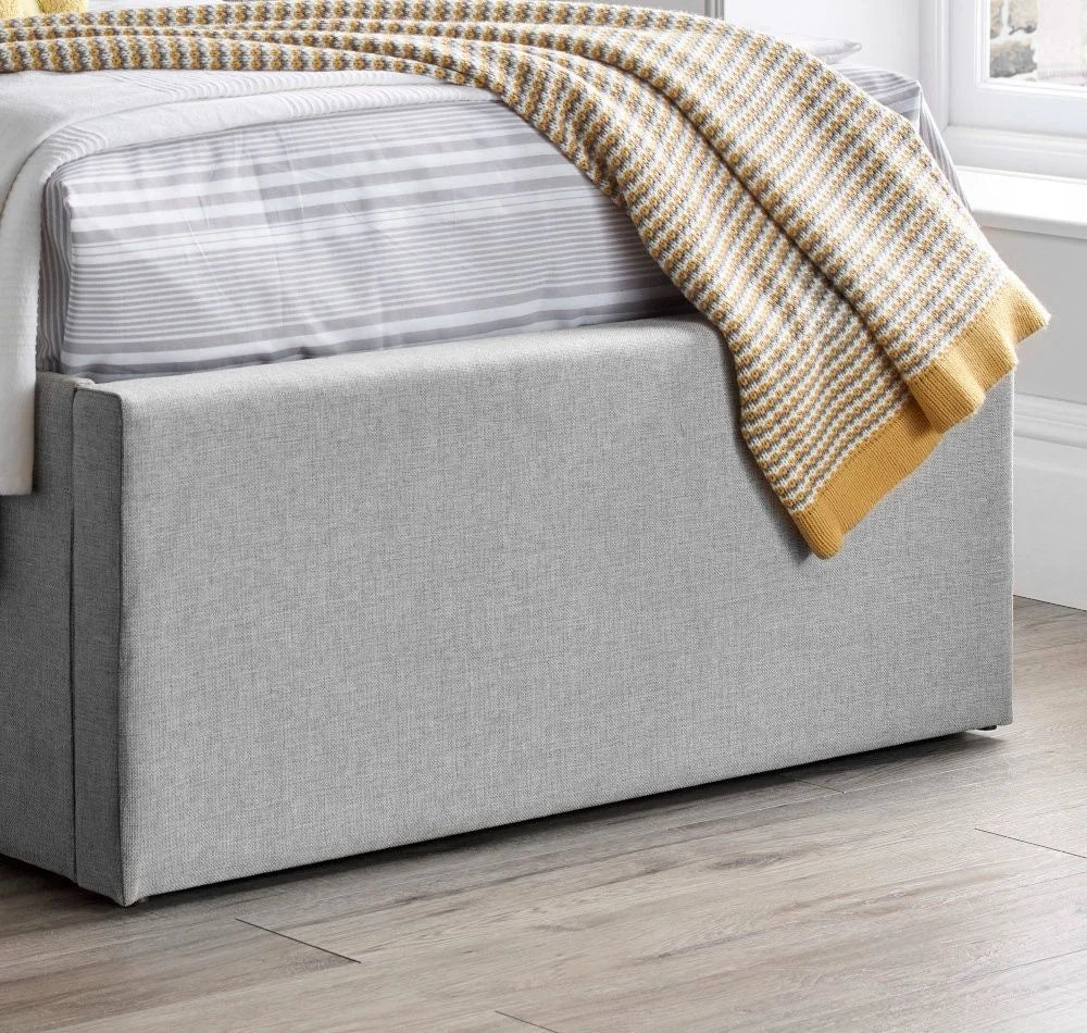 Candy Grey Fabric Ottoman Bed - upholstered Single Ottoman Bed ModelBedroom