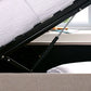 Candy Oatmeal Fabric Ottoman Bed - upholstered Single Ottoman Bed ModelBedroom