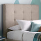 Candy Oatmeal Fabric Ottoman Bed - upholstered Single Ottoman Bed ModelBedroom
