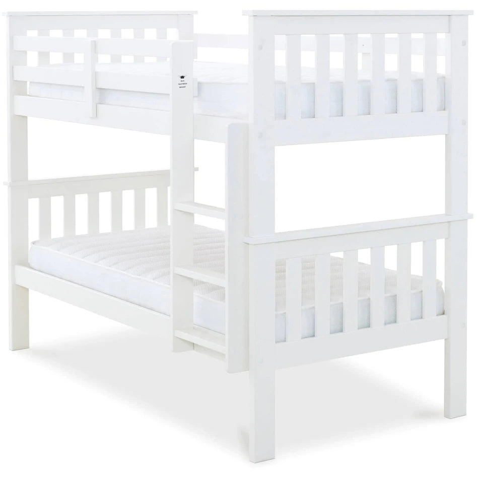 Carra Grey Bunk Bed - Single Bunk Bed Frame ModelBedroom