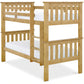 Carra Pine Triple Sleeper - Detachable Triple Bunk Bed Pine ModelBedroom